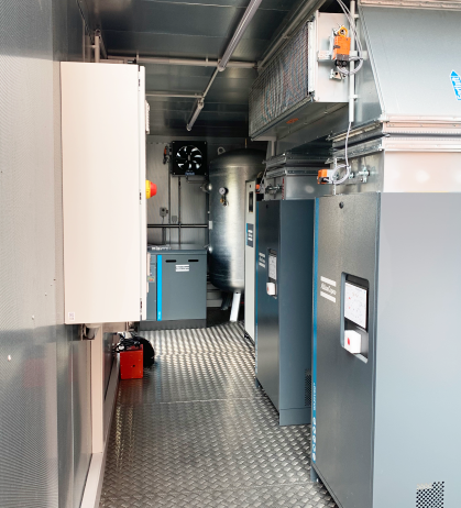 Druckluftcontainer Innen