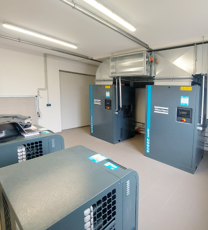 Druckluftstation mit Wärmerückgewinnung