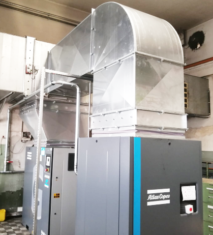 Druckluftstation mit Wärmerückgewinnung